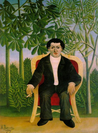 Portrait of Joseph Brummer by Henri Rousseau
